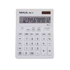 MAUL Tischrechner MXL 12, 12 Stellen, Tax, wit