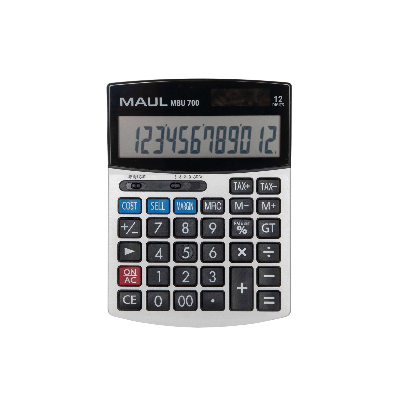 MAUL MBU 700 calculator Desktop Rekenmachine met display Zwart