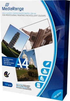 MediaRange MRINK105 pak fotopapier A4 Wit Hoogglans