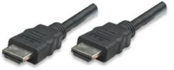 Manhattan 323260 HDMI kabel 15 m HDMI Type A (Standaard) Zwart