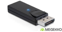 DeLOCK 65258 tussenstuk voor kabels Displayport 1.1 HDMI Zwart