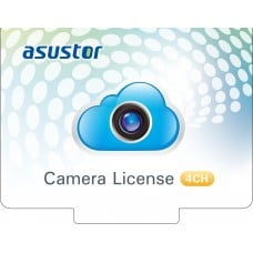 Asustor 4 CAMERAS LICENSE FOR SURVEILLANCE CENTER 1 licentie(s) Licentie