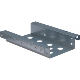 Inter-Tech 88885245 drive bay panel 2,5/3,5 Bezelplaat Zilver