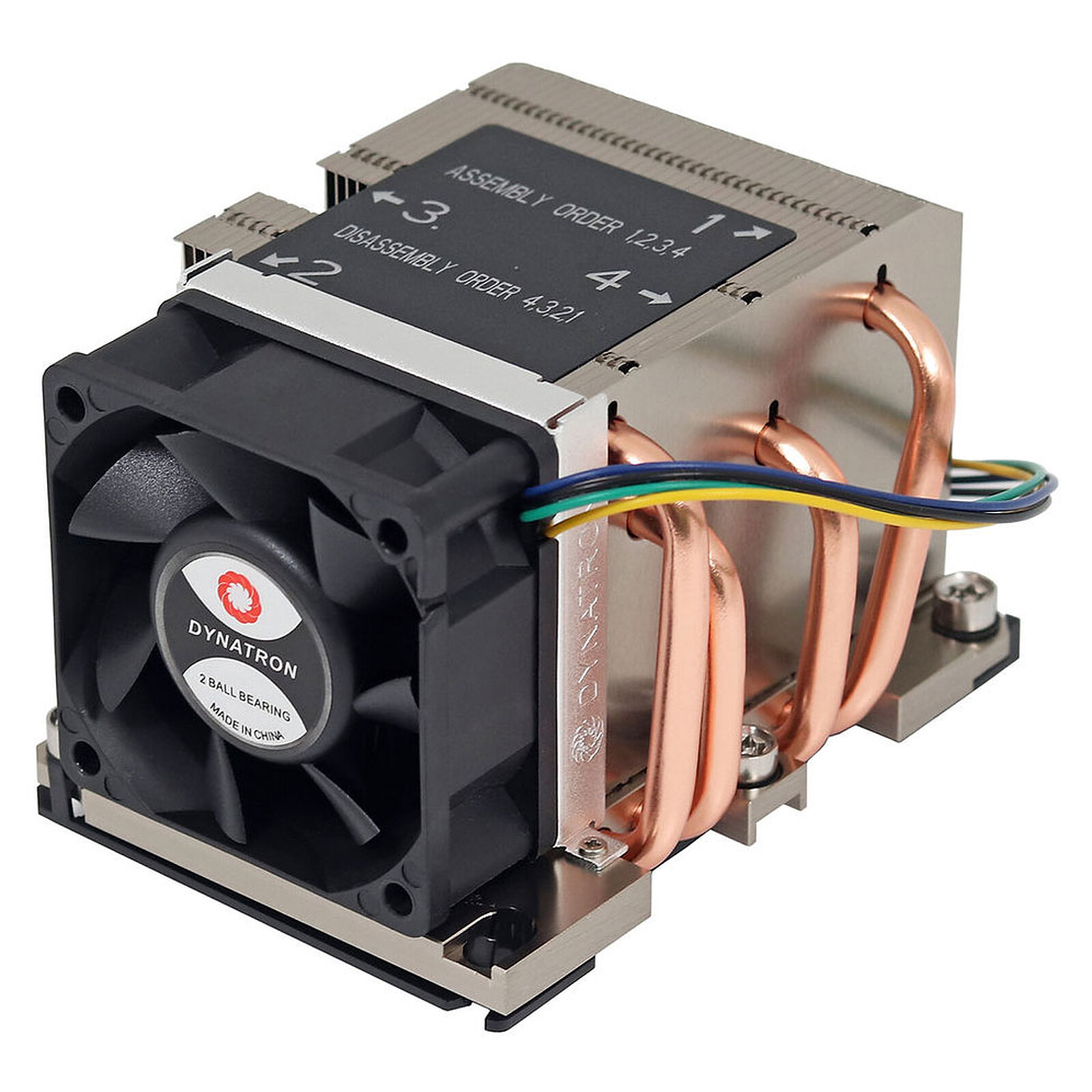 Dynatron B5 koelsysteem voor computers Processor Koeler Aluminium, Zwart