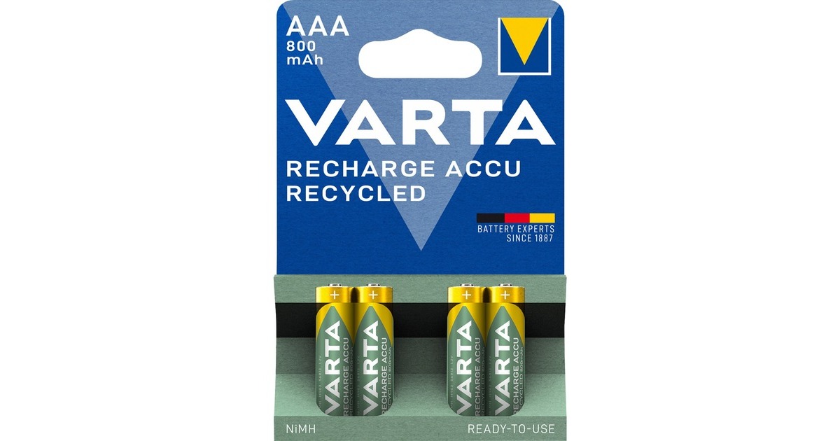 Varta 56813 101 404 huishoudelijke batterij Oplaadbare batterij AAA Nikkel-Metaalhydride (NiMH)