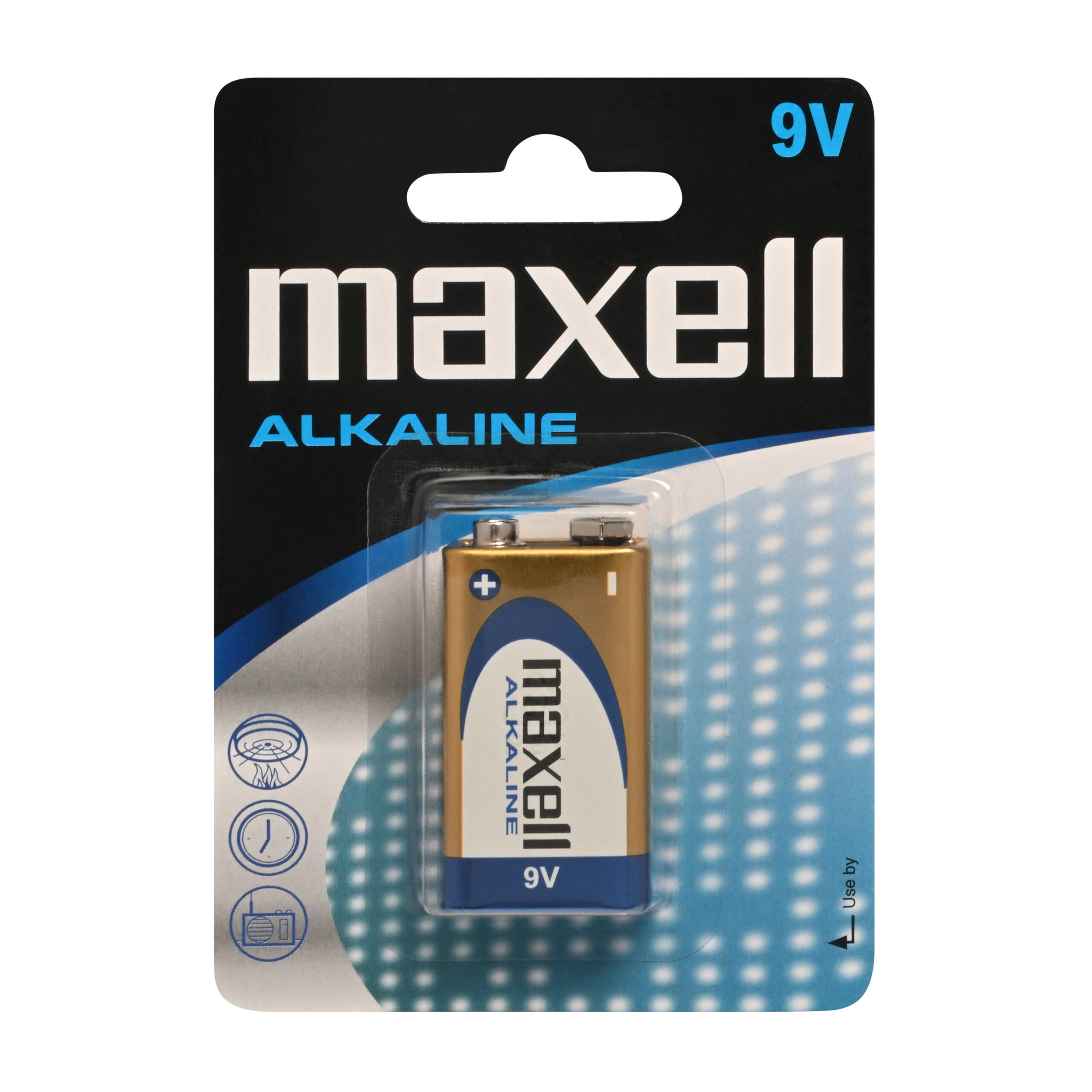 Maxell Alkaline Wegwerpbatterij 9V