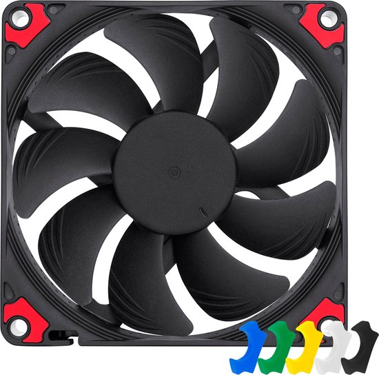Noctua NF-A9X14 HS-PWM CH.BK.S koelsysteem voor computers Computer behuizing Ventilator 9,2 cm Zwart