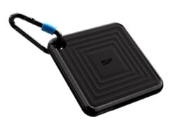 Silicon Power PC60 Portable SSD 1 TB USB Type-a naar USB Type-C 3.2 Gen 1 (3.1 Gen 1) Zwart
