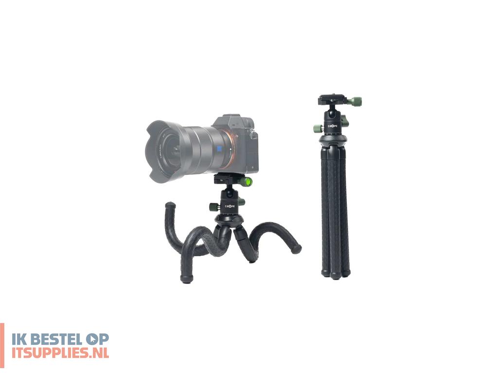 C-Rope CRP-CPD-BLK tripod Digitaal/filmcamera 3 poot/poten Zwart