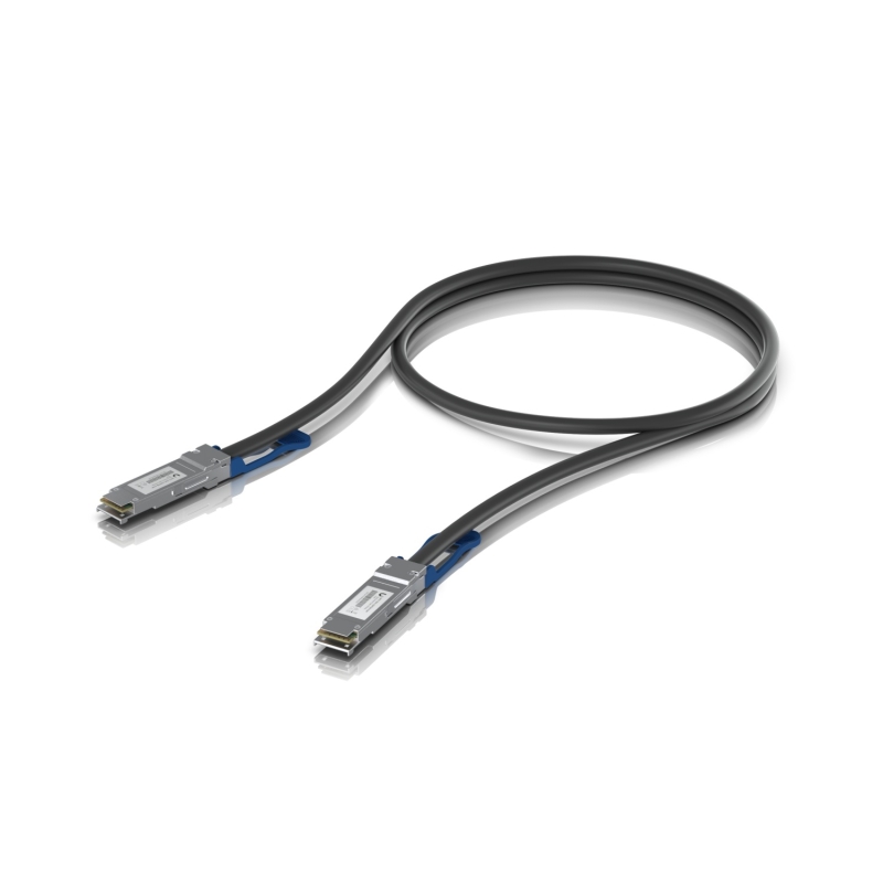 Ubiquiti UACC-DAC-QSFP28-0.5M InfiniBand en Glasvezelkabel 0,5 m Zwart