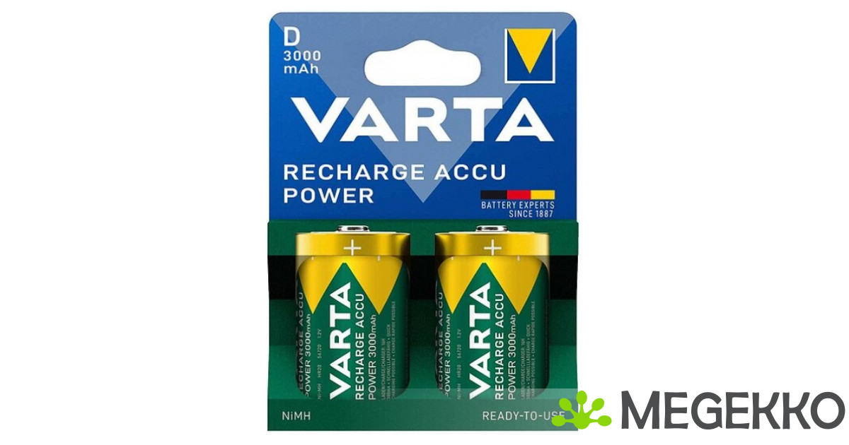 Varta 56720 101 412 huishoudelijke batterij Oplaadbare batterij D Nikkel-Metaalhydride (NiMH)