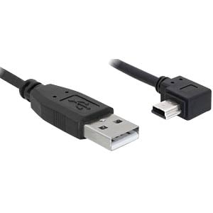 DeLOCK 82680 USB-kabel 0,5 m USB A Mini-USB B Zwart