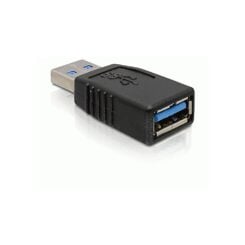 DeLOCK USB 3.0-A Adapter USB-A Zwart