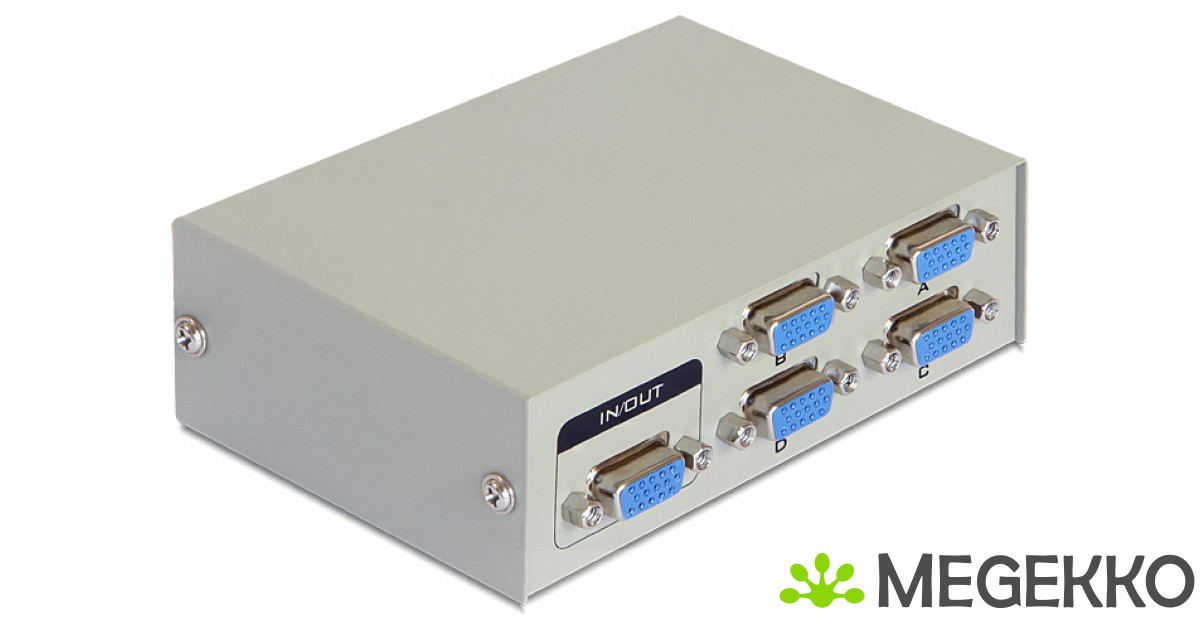 DeLOCK 87635 seriële switch box Bedraad
