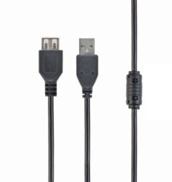 DeLOCK 3m, 2xUSB 2.0-A USB-kabel USB 2.0 USB A Zwart