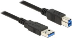 DeLOCK 85065 USB-kabel USB 3.2 Gen 1 (3.1 Gen 1) 0,5 m USB A USB B Zwart