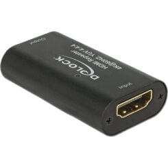 DeLOCK 11462 tussenstuk voor kabels HDMI Zwart
