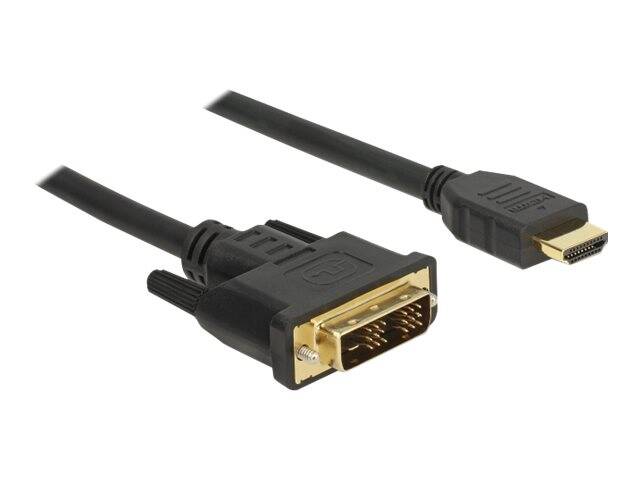 DeLOCK 85585 video kabel adapter 3 m DVI HDMI Type A (Standaard) Zwart