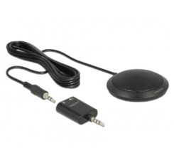 DeLOCK 65873 microfoon Zwart Tafelmicrofoon