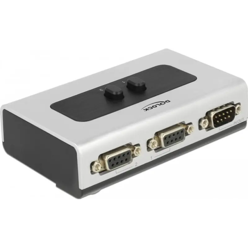 DeLOCK 87729 seriële switch box Bedraad