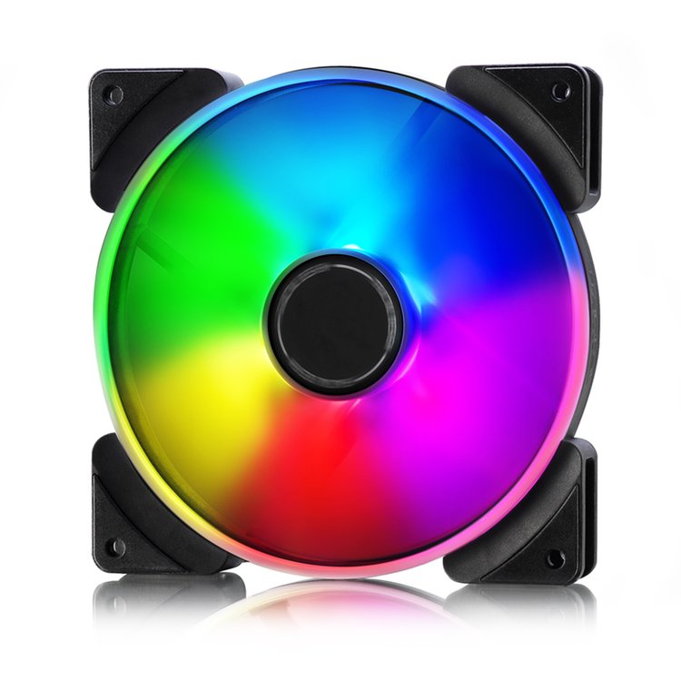 Fractal Design Prisma AL-14 3P Computer behuizing Ventilator 14 cm Zwart, Wit