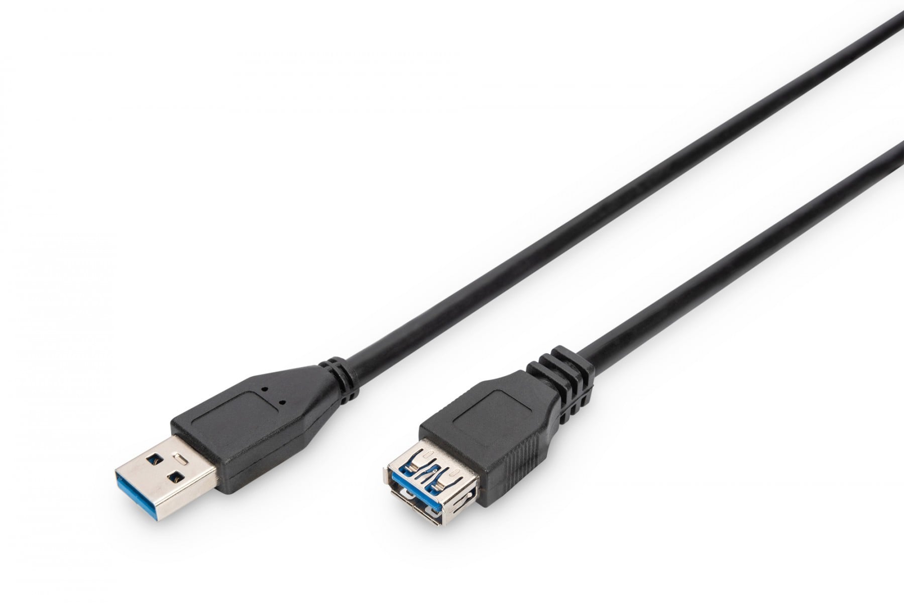 Digitus AK-300203-018-S USB-kabel USB 3.2 Gen 1 (3.1 Gen 1) 1,8 m USB A Zwart