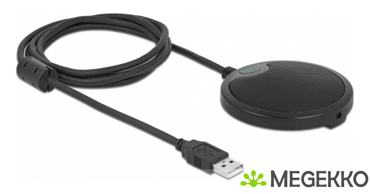 DeLOCK 20672 microfoon Zwart Conferentiemicrofoon
