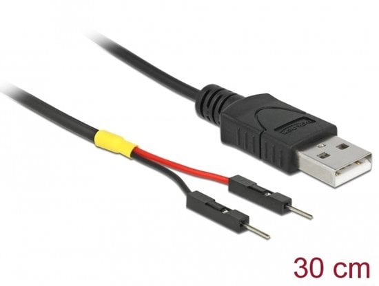 DeLOCK 85402 USB-kabel 0,3 m USB A Zwart