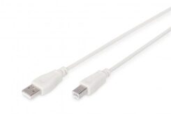 Digitus AK-300102-018-E USB-kabel USB 2.0 1,8 m USB A USB B Beige