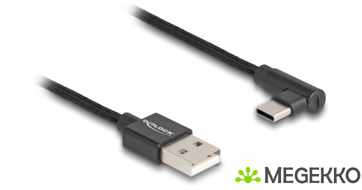 DeLOCK 80029 USB-kabel USB 2.0 0,5 m USB A USB C Zwart
