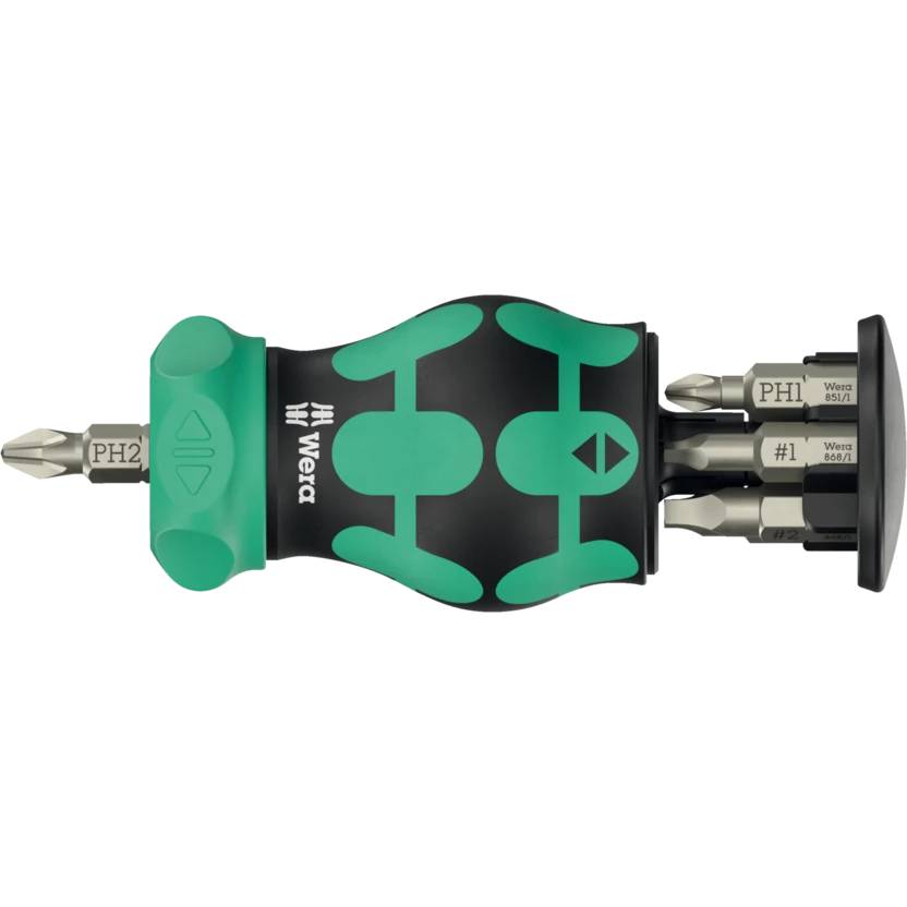 Wera Kraftform Kompakt Stubby Magazin RA 4, 6-teilig