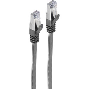 shiverpeaks BASIC-S, Cat7, 0.25m netwerkkabel Zwart 0,25 m U/FTP (STP)