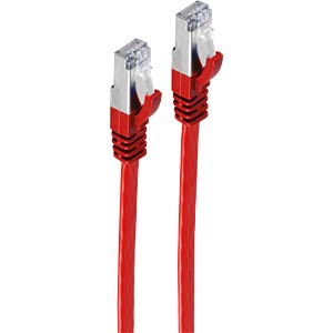 shiverpeaks BASIC-S, Cat7, 1m netwerkkabel Rood U/FTP (STP)