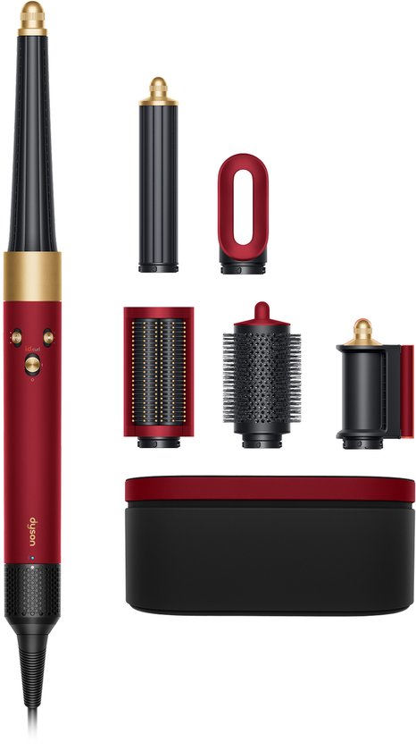 Dyson Airwrap i.d. Straight + Wavy Red Velvet/Gold