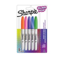 Sharpie Fein Permanent markeer stift Rundspitze gesorteerd 5er kartonnen omhulsel