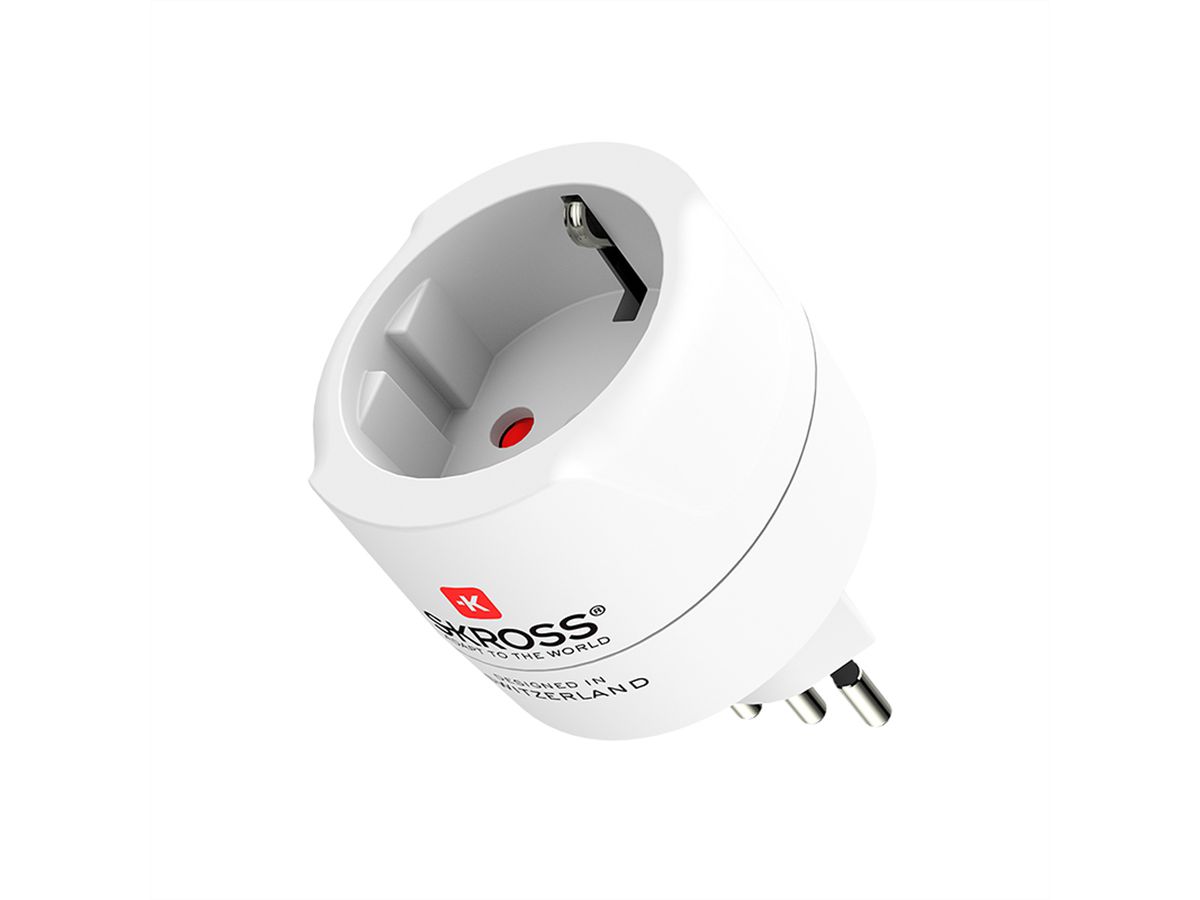 SKROSS Adapter Europe to Italy, Brazil/Switzerland