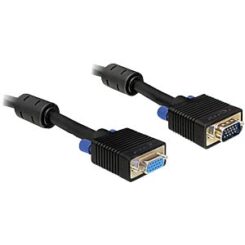 DeLOCK 5m VGA Cable VGA kabel VGA (D-Sub) Zwart