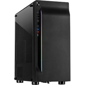 Inter-Tech A-3411 Creek Tower Zwart