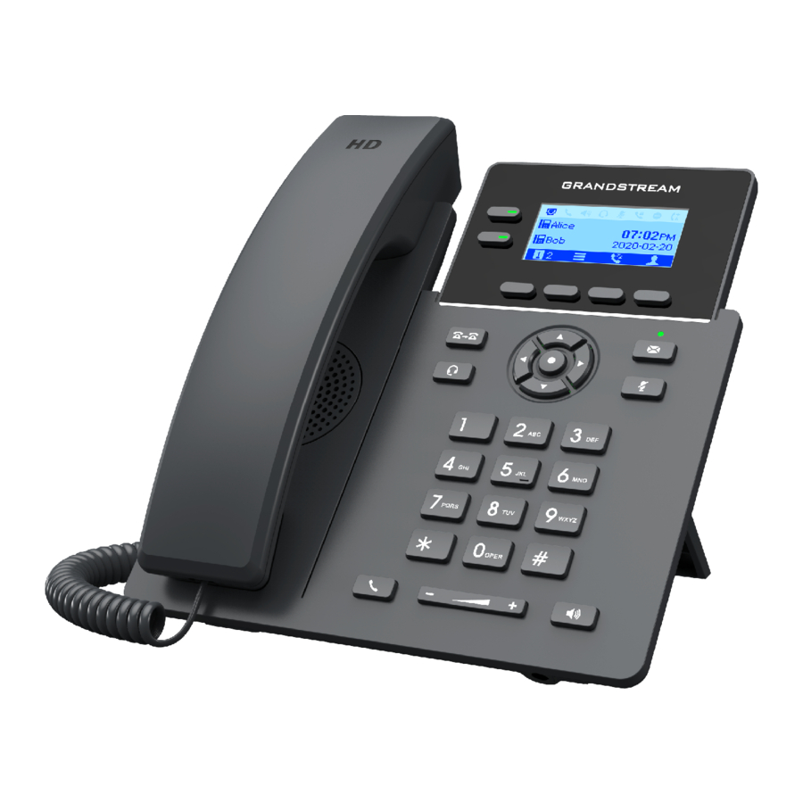 Grandstream Networks GRP2602 IP telefoon Zwart 2 regels LCD
