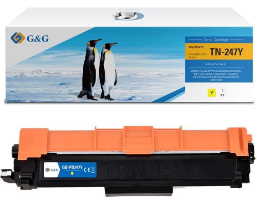 G&G Toner compatible met Brother TN-247Y Gelb