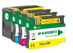 G&G NP-H-0932XLBK/933XLCMY inktcartridge 1 stuk(s) Compatibel Hoog (XL) rendement Zwart, Cyaan, Magenta, Geel