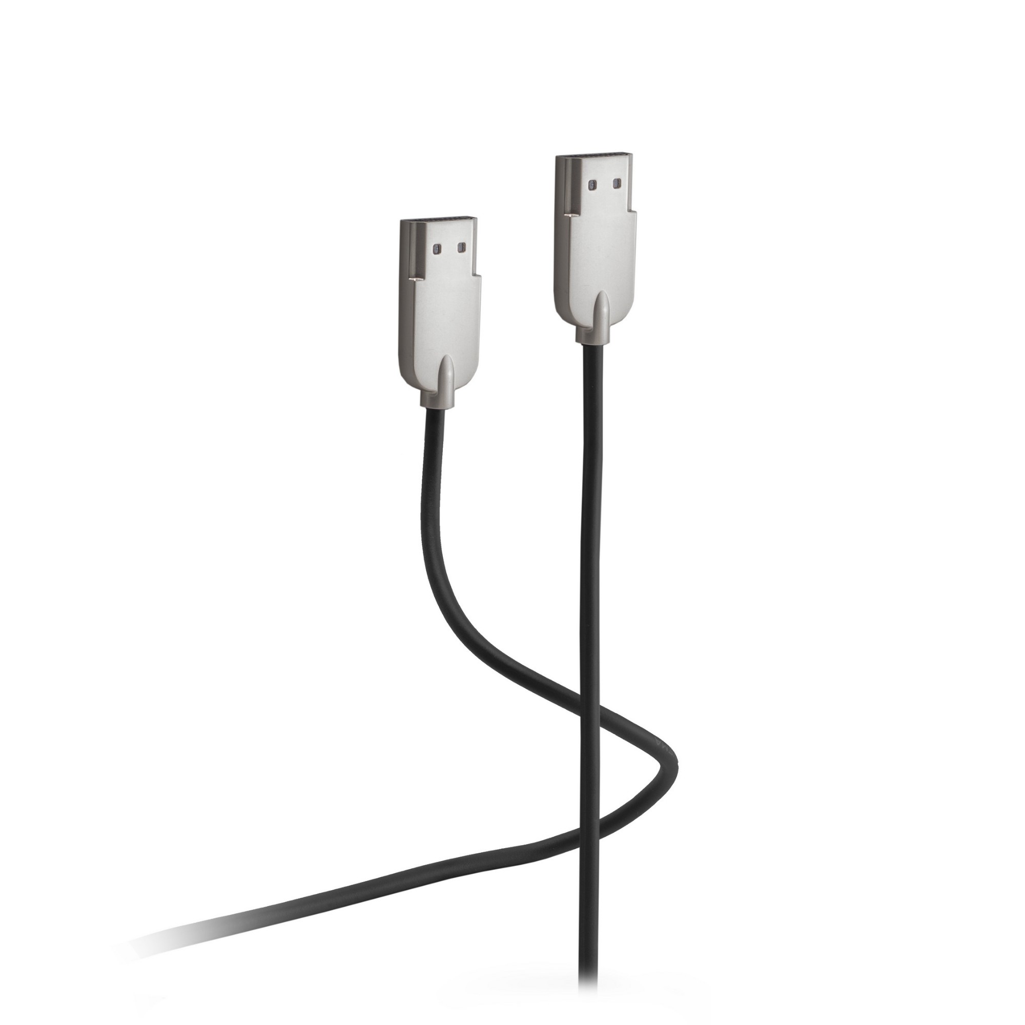 Flexline FL31-16015 HDMI kabel 0,5 m HDMI Type A (Standaard) Zwart, Grijs