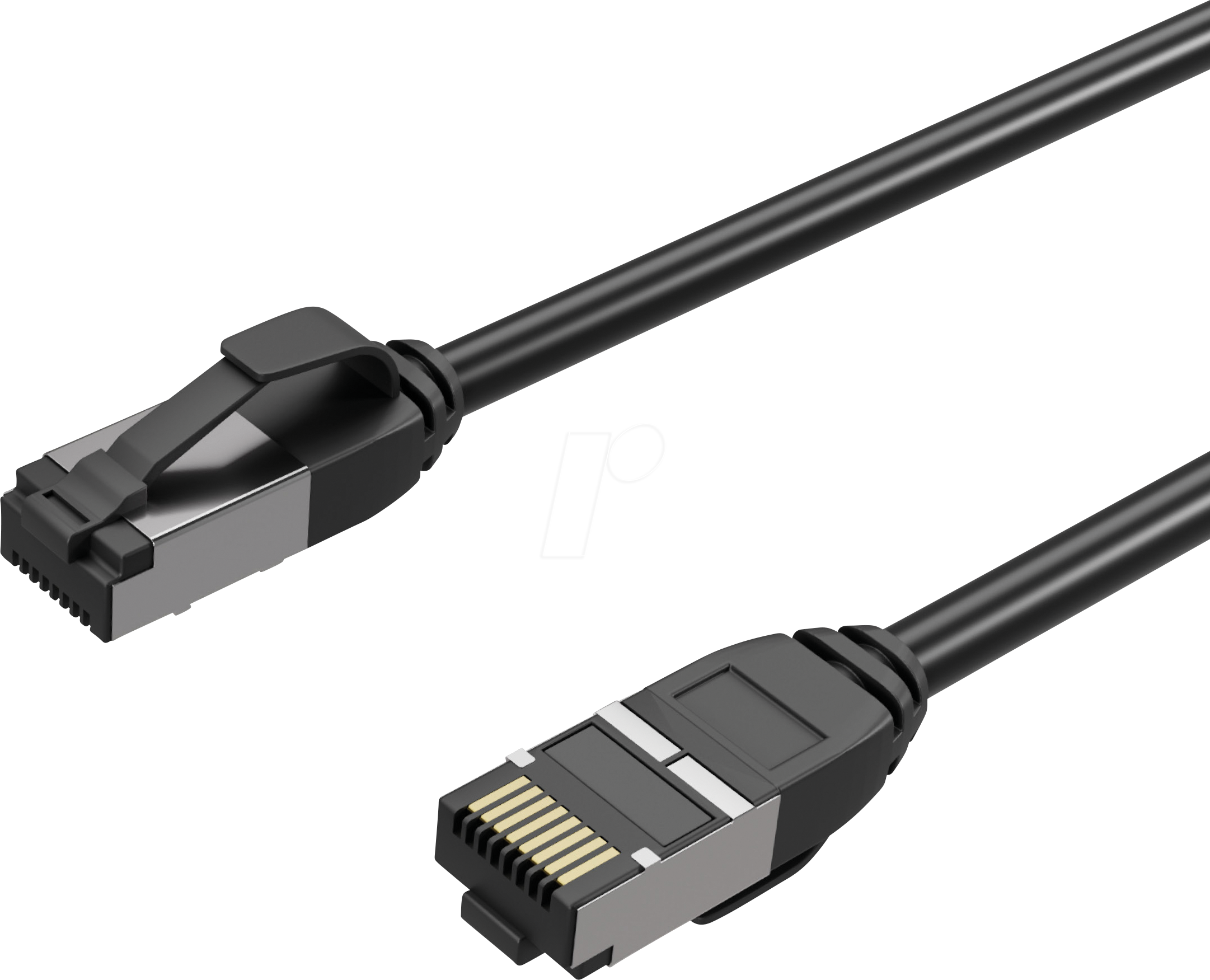 Shiverpeaks Patchkabel CAT8.1 U/FTP ex.dünn TPE schw. 1m