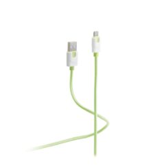 Shiverpeaks USB 8-pin oplaadkabel flexibel, groen 2m