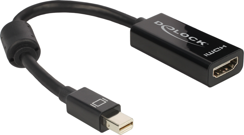 DeLOCK Adapter mini Displayport / HDMI 0,18 m HDMI Type A (Standaard) Zwart