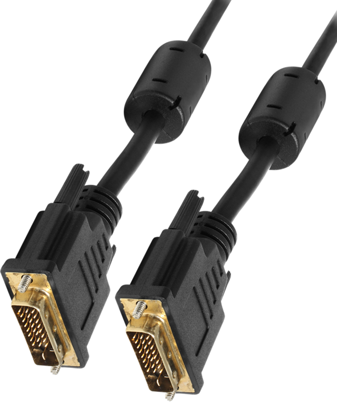 DeLOCK 83191 DVI kabel 3 m DVI-D Zwart