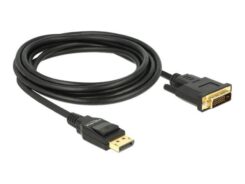 DeLOCK 85314 video kabel adapter 3 m DisplayPort DVI-D Zwart