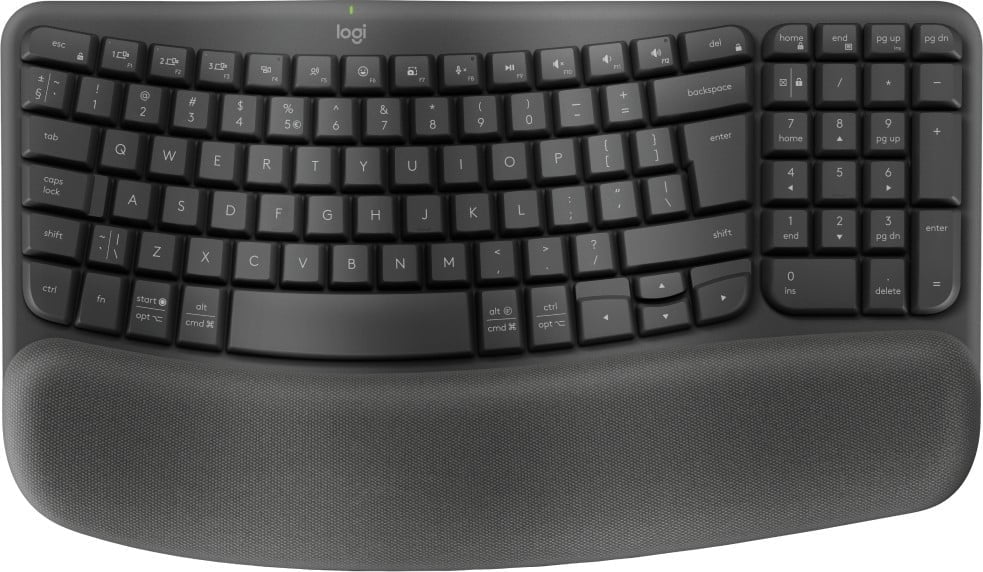 Wave Keys Wireless Ergo KBD GRAPHITE US