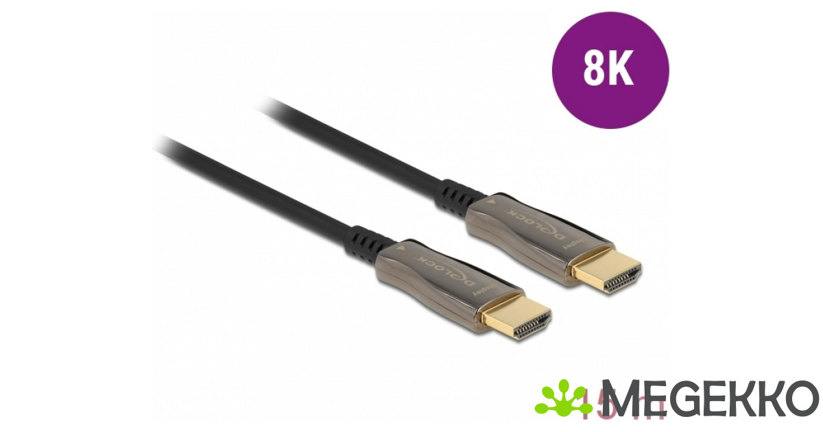 DeLOCK 84037 HDMI kabel 15 m HDMI Type A (Standaard) Zwart