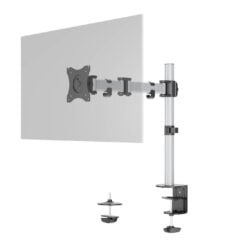 Durable 509423 flat panel bureau steun 68,6 cm (27) Muur Zilver